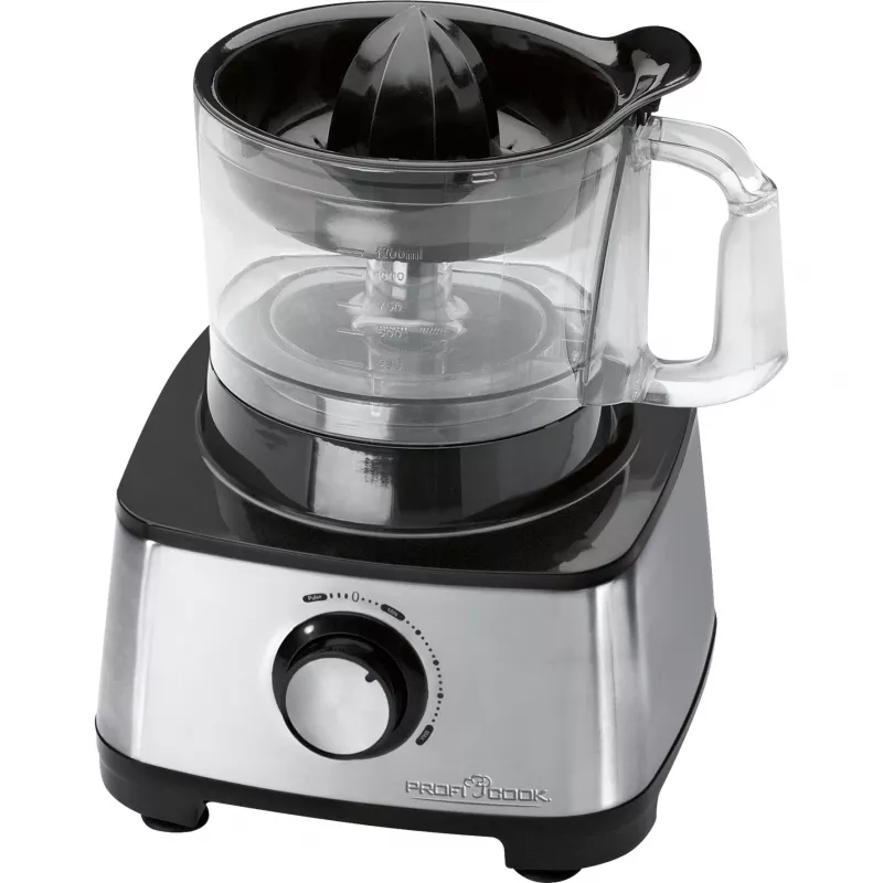 ProfiCook PC-KM 1063 virtuvės kombainas 1200 W 1,75 l juodas, nerūdijantis plienas