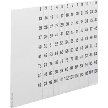 Lipnus lipdukas Hager ZZ90C kvadratinis baltas 1080 vnt.