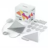 Trikampiai LED skydiniai šviestuvai Nanoleaf NL47-0002TW-9PK — 9 vnt. RGB sieninių plokščių rinkinys, maitinamas kintamąja srove, balti