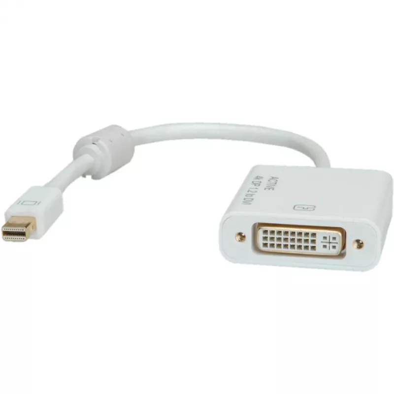 Vaizdo kabelio adapteris ROLINE 12.03.3137 Mini DisplayPort į DVI-D 0,1 m
