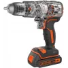Pistol grip drill Juoda & Decker BCD383D2XK-QW 18 V, 2 Ah x2, 13 mm chuck, Oranžinė
