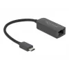 Adapter USB Type-C vyriškas į 2.5 Gigabit LAN kompaktiškas DeLOCK 66645