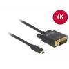USB-C į DVI adapteris DeLOCK 1 m 85320