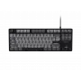 NATEC Fury Gaming klaviatūra Kanabo K2 US baltai apšviesta mechaninė juoda-pilka klaviatūra