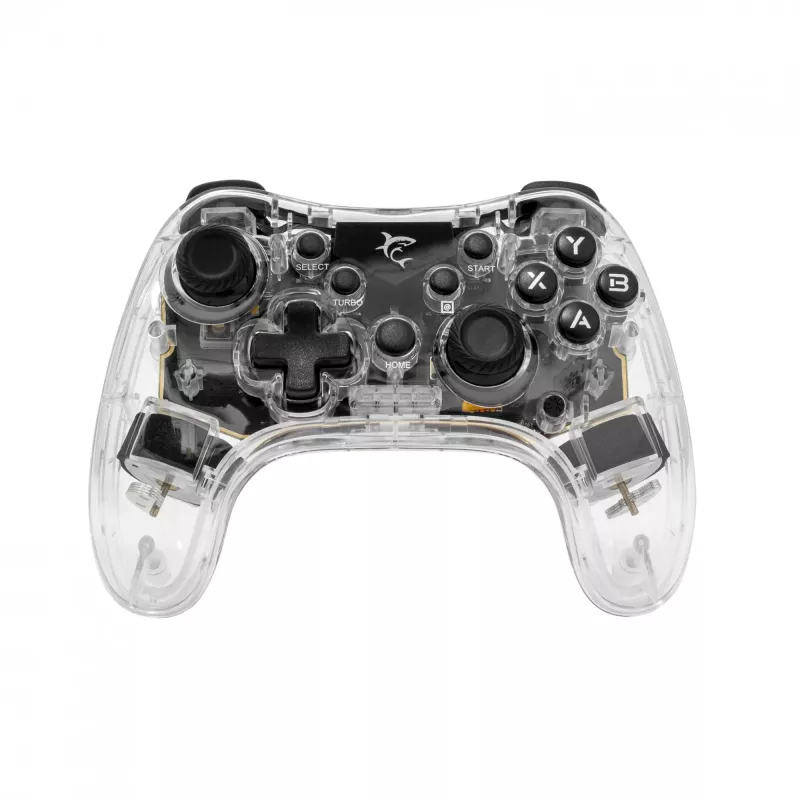 Belaidis žaidimų pultas White Shark GPW-8039 – ergonomiškas belaidis valdiklis, kompaktiškas dizainas