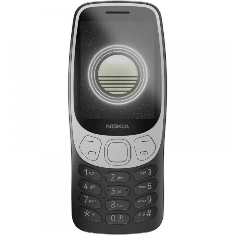 Nokia 3210 4G (2024) (TA-1618) | Grunge Juoda | 2.4 colio | TFT | 128 MB | 64 MB | Dvi SIM kortelės | Bluetooth | 5 | Pagrindinės kameros skiriamoji geba 2 MP