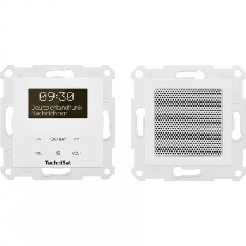 TechniSat DigitRadio UP 55 - DAB radijas - 2 x 2 W - baltas (0001/3901)