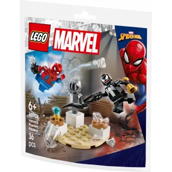 Konstruktorius LEGO Venomo muziejaus apiplėšimo polibagelių rinkinys 30707 — „Marvel Super Heroes“, mažas kolekcinis žaidimų rinkinys