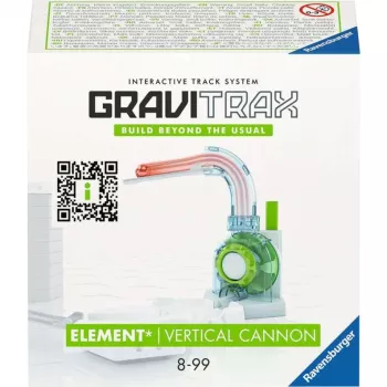 „Ravensburger GraviTrax“ elementas – vertikalios patrankos trasos priedas (27465), skirtas rutuliukų bėgių sistemoms