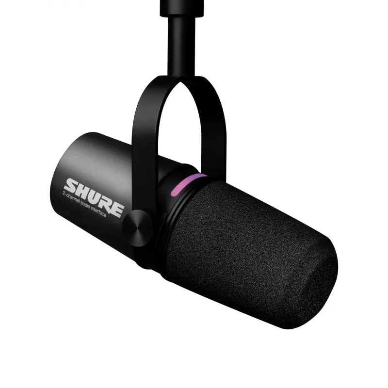 Shure MV7I - išmanusis mikrofonas ir sąsaja
