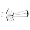 Lauko/vidaus DVB-T antena LIBOX LB2000 su 69 dB stiprintuvu, dviguba poliarizacija, 174–790 MHz, aliuminis/juoda