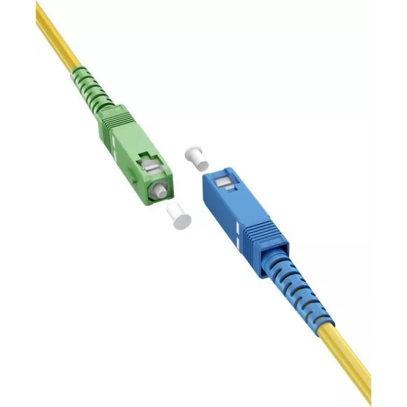 Goobay 59666 Šviesolaidinis kabelis 30 m SC/APC SC/UPC FTTH OS2 Geltonas (59666)