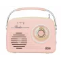 Retro stalinis radijas Eltra LUIZA RETRO SP-11 su MP3, USB ir SD kortelės palaikymu, rožinis