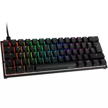 Ducky Mecha Mini klaviatūra, pelė įtraukta, žaidimų, USB, angliška, juoda