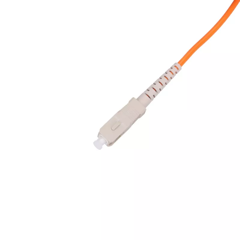 Šviesolaidinis kabelis Extralink EX.3692 — FTTH OM2 SC‑SC, 1 m, pilnas dvipusis ryšys, raudonas