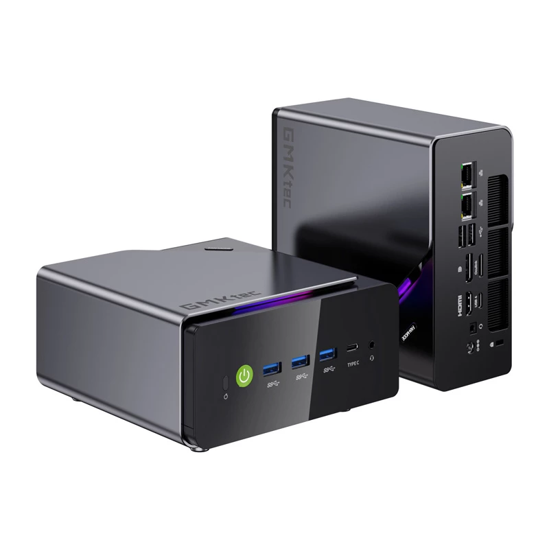 Mini kompiuteris GMKtec K15 su Intel Core Ultra 5 125U, 16 GB RAM, 1 TB SSD, Windows 11 Pro