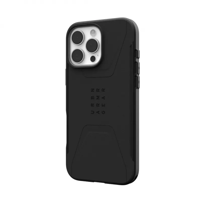 Dangtelis Urban Armor Gear Civilian iPhone 16 Pro Max 17,5 cm Juodas