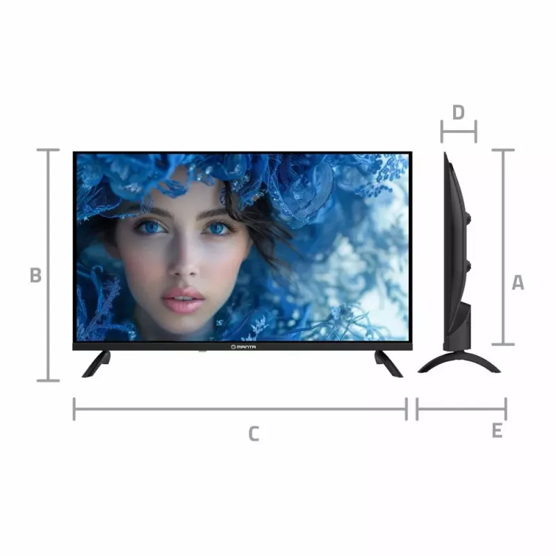 LED televizorius MANTA MATV001LHN32 32 colių, HD ready