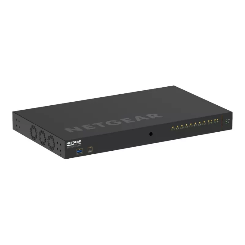 NETGEAR M4250-10G2XF-PoE++ valdomas L2/L3 Gigabit Ethernet (10/100/1000) maitinimas per Ethernet (PoE) 1U juoda