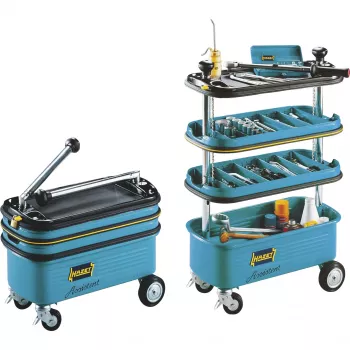 HAZET Assistent 166N - juoda - mėlyna - 300 kg - 350 mm - 680 mm - 965 mm - 24,5 kg
