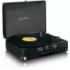 Pavarų diržu varomas patefonas Lenco TT-115 Black — nešiojamas lagamininis grotuvas, Bluetooth 5.0, USB įrašymas, 33/45/78 aps./min.