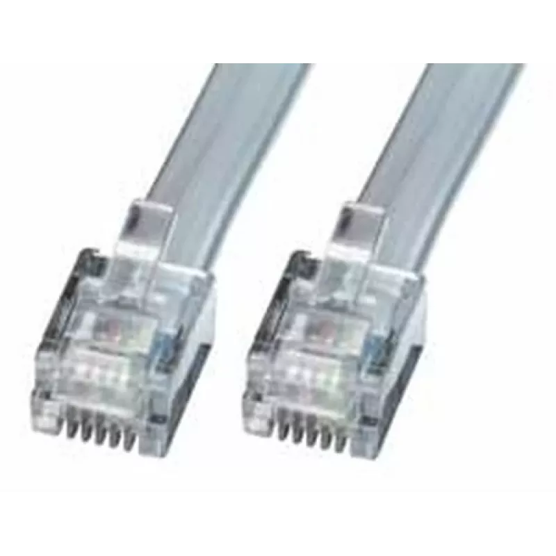 Tinklo kabelis Lindy RJ-12 M/M 5,0 m RJ-12 5 m Pilkas