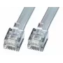 Tinklo kabelis Lindy RJ-12 M/M 5,0 m RJ-12 5 m Pilkas