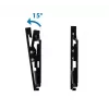 Sieninis TV laikiklis ESPERANZA ERW010 14 colių–50 colių (35.6–127 cm), pakreipimas 15°, VESA 75x75–200x200, maks. apkrova 25 kg, juodas