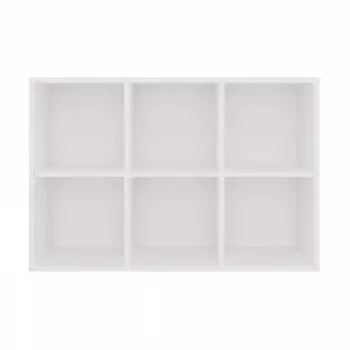 MALAX MINI 2X3 baltas Knygų spinta