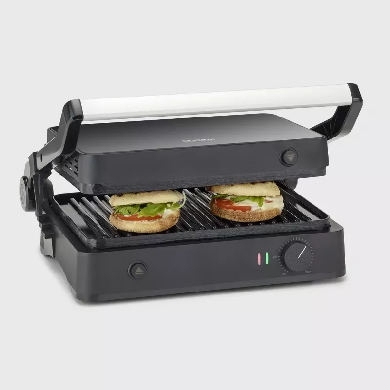 Kontaktinis grilis Severin KG 2398 Juoda Balta 1800W 300x220mm