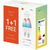 Hombli smarte lemputė, 4,5 W, E14, RGB, CCT, 1+1 reklaminis rinkinys