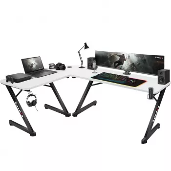 ŽAIDIMŲ STALAS HUZARO HERO 7.0 Balta