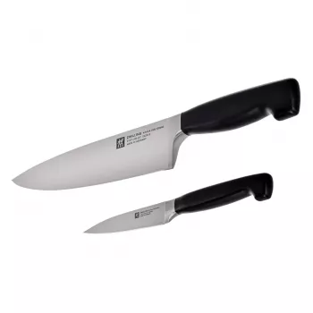 Buitinis peilis ZWILLING 35175-000-0 — nerūdijančio plieno ašmenys, juoda rankena, plotis 95 mm, ilgis 420 mm