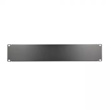 Stovo uždarymo plokštė Extralink Front Blank Panel 2U 19 col. juoda, plieninis korpusas