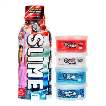 Slime rinkinys WECOOL Compound Kings — įvairiaspalviai buteliukai su gleivėmis, asorti spalvos
