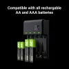 Universalus USB baterijų įkroviklis Green Cell GRSETGC02