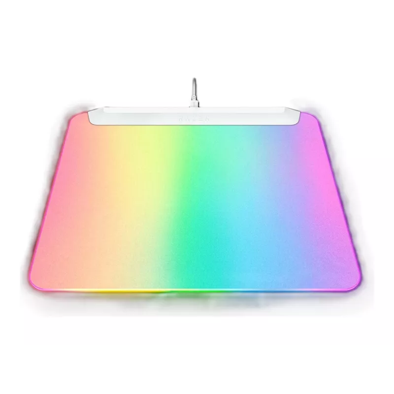 Žaidimų pelės kilimėlis Razer Firefly V2 Pro White — RGB apšviestas, maitinamas USB, neslystanti bazė