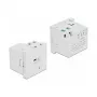 Sieninis lizdas DELOCK 81312 USB-C 100–240 V 0,5 A Balta, LED maitinimo indikatorius