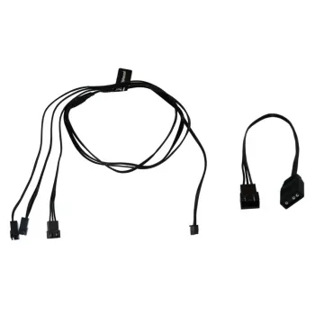 Vidinis maitinimo laidas Alphacool 18602 0,6 m 3 kontaktų tiesus