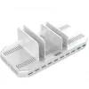 Įkrovimo stotelė Unitek Y-2190A — 10× USB prievadų (8×USB2.0 + 2×USB3.2 Gen1), belaidis įkrovimas, 96W bendra galia