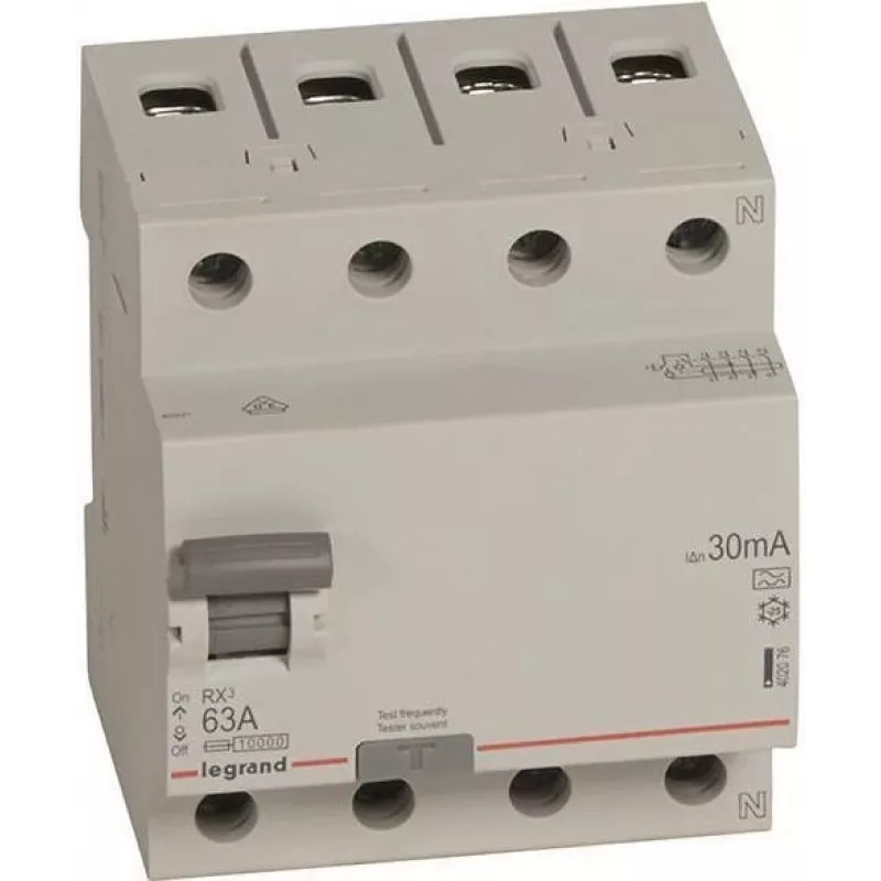 LEGRAND 402076 FI 63A 4P 30MA Fehlerstrom-Schutzschalte (402076)
