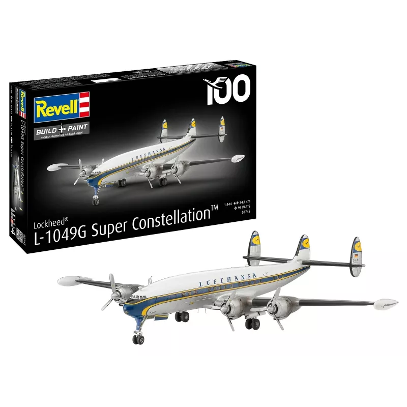 Plastikinis modelio rinkinys REVELL Lockheed L.1049G Super Constellation Lufthansa livery