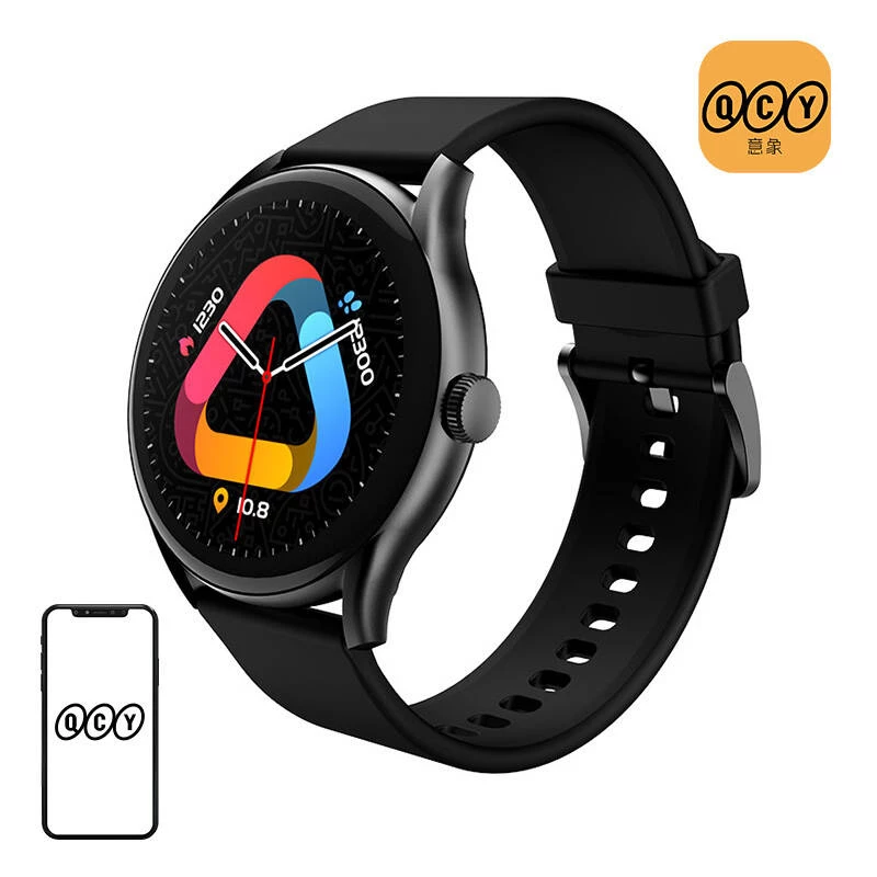 Išmanusis laikrodis QCY WATCH GT juodas