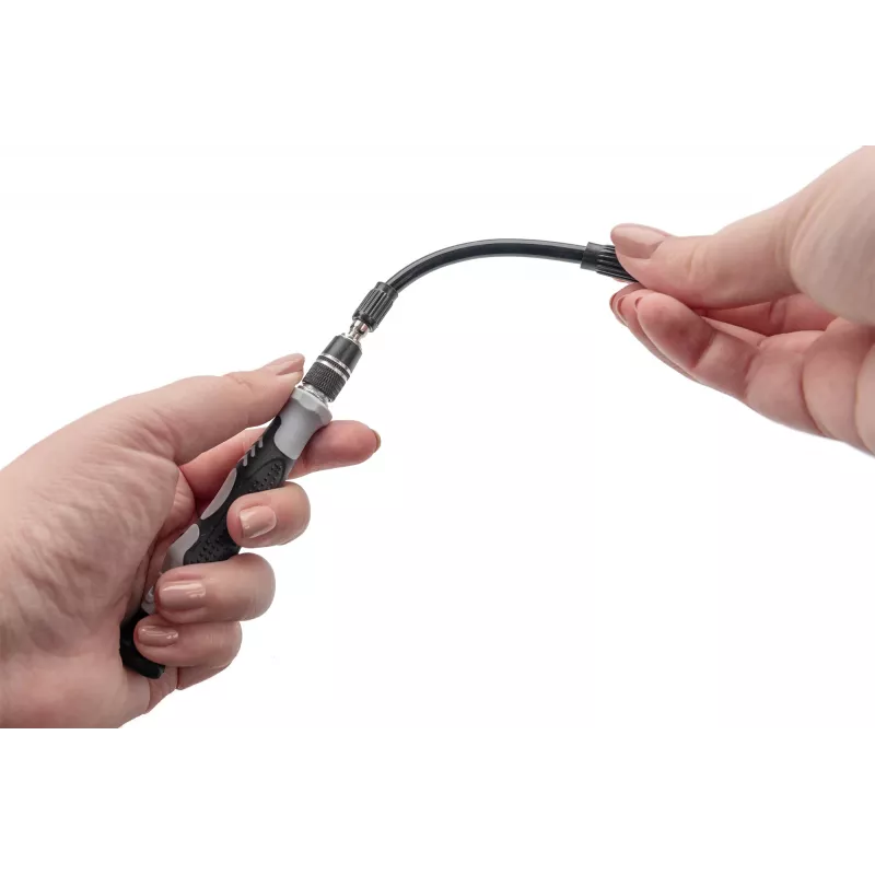 Digitus precizinio mechaniko atsuktuvų rinkinys, 115 dalių, 98 antgaliai, saugos Torx, šešiabriauniai, Phillips