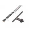 Graphite 58G725 grąžtas 3000 RPM su raktu, pilkas