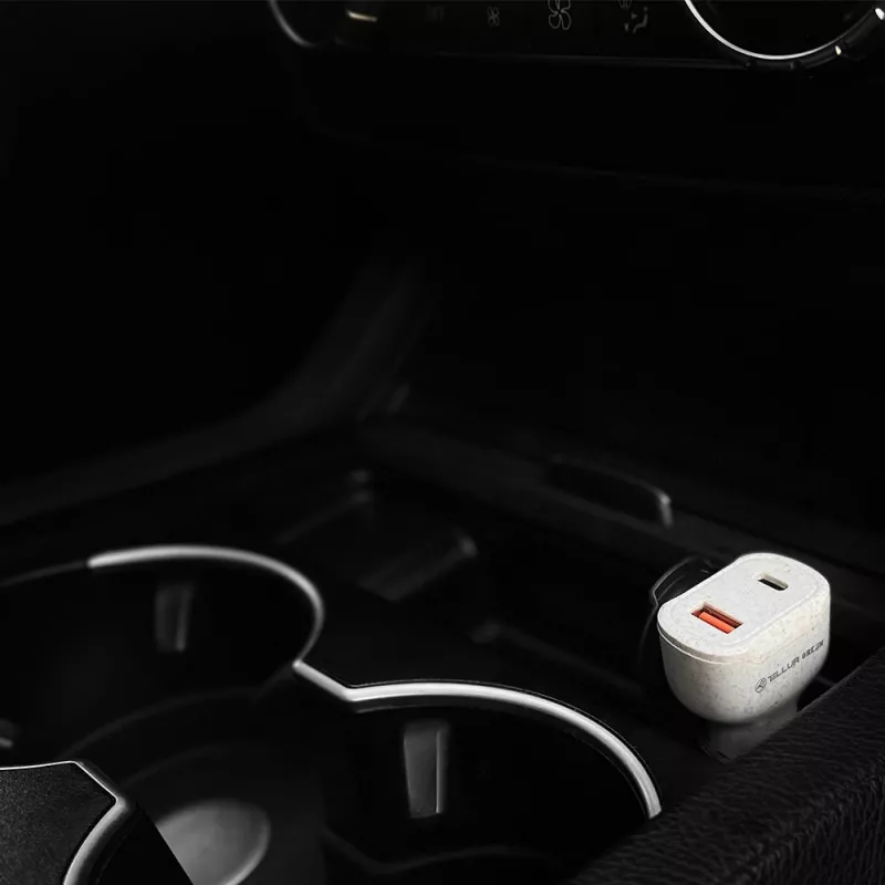 Automobilinis įkroviklis Tellur TLL151341 36W 6A PD18W QC3.0 — USB automobilinis adapteris greitajam įkrovimui