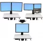 Ergotron WorkFit-C Convert-to-Single HD Kit iš Dual arba LCD ir nešiojamojo kompiuterio – montavimo komponentas (keitiklio rinkinys) LCD ekranui – ekrano dydis: 76,2 cm (30) – montavimo sąsaja: 100 x 1