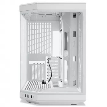 PC korpusas HYTE Y70 Midi Tower baltas – palaiko EATX, GPU iki 42,2 cm, CPU aušintuvo aukštis 18 cm