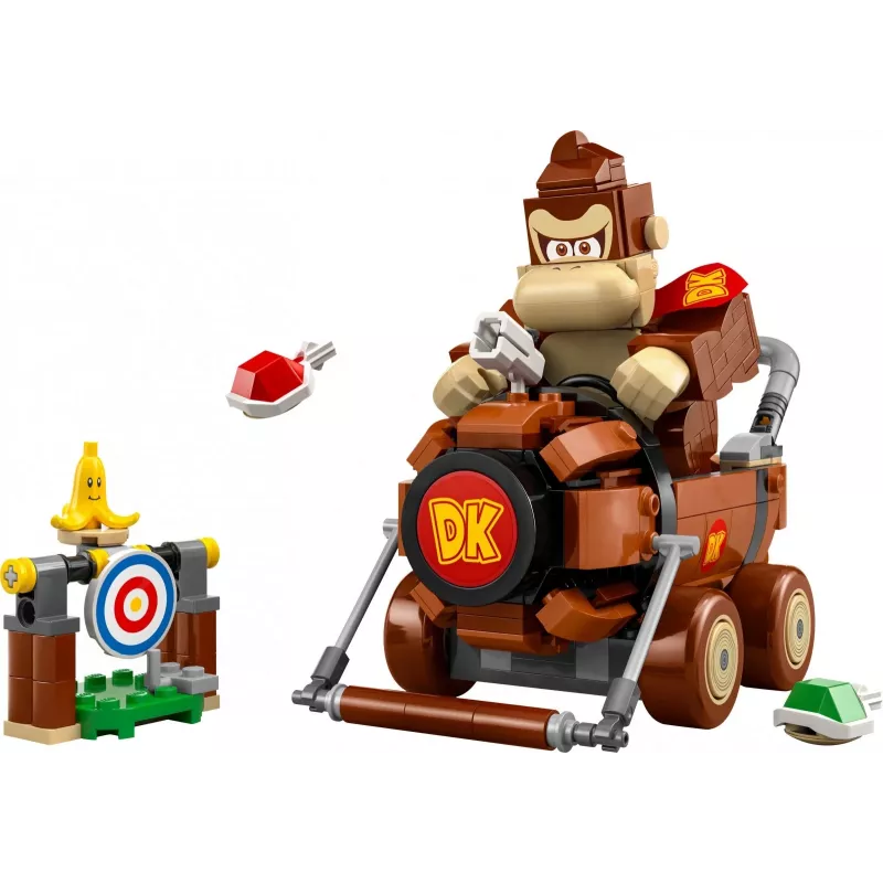 Statybiniai blokeliai Super Mario 72033 Mario Kart - Donkey Kong i DK Jumbo