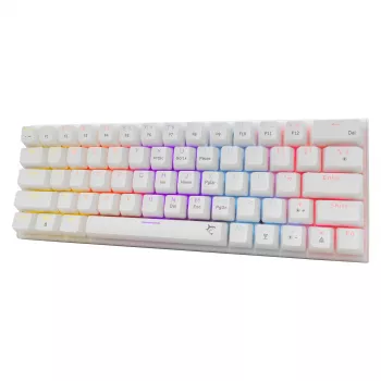 Mechaninė klaviatūra White Shark Wakizashi-2 US Red Switch, TKL/US išdėstymas, balta